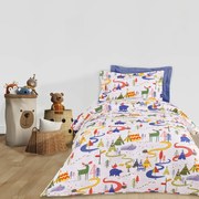 DAS KIDS ΚΟΥΒΕΡΛΙ ΠΑΙΔΙΚΟ ΜΟΝΟ 160Χ240 4927 BLUE, GREEN, WHITE