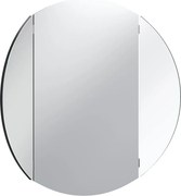 Καθρέπτης Simple Round-Μαύρο