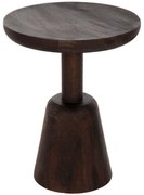 Τραπεζάκι Βοηθητικό Crabb HM9701 Φ40x49,5cm Dark Brown