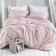 Φανελένια Σεντόνια Μονά (Σετ) Rythmos Flannel Melrose Pink Ροζ ΜΕ ΛΑΣΤΙΧΟ 105x205+25