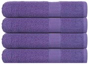 vidaXL Πετσέτες Σάουνας 4Τεμ. Μοβ 80x200 εκ. 360 γρ/μ² 100% Βαμβ.