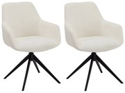 Helena Dining Chair with Armrests White