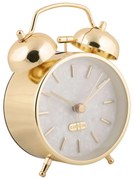 Ρολόι Επιτραπέζιο - Ξυπνητήρι Pearl Glow KA6009GD Φ12,5cm Gold Karlsson Μέταλλο