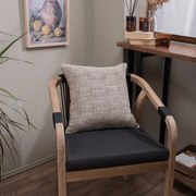 Μαξιλάρι Διακοσμητικό (Με Γέμιση) Hampton 05 Taupe Teoran 43X43 Cotton-Acrylic