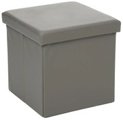 Σκαμπό Με Αποθηκευτικό Χώρο (38x38x38) A-S Fold Grey 121266B