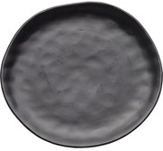 Πιάτο Organic Black Κεραμικό 26x26x2 εκ - Μαύρο