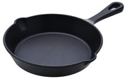 Estia 01-4460 Iron  Τηγάνι Αντικολλητικό Μαντεμένιο 20 Εκ., Μαύρο