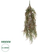 GloboStar® Artificial Garden HANGING ADIANTUM 20839 Τεχνητό Διακοσμητικό Κρεμαστό Κλαδί Αδίαντο Μ20 x Π6 x Υ90cm