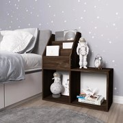 Παιδική Ραφιέρα Περιοδ. Καπνιστή Δρυς 71x30x78,5εκ Επεξ. Ξύλο 339520