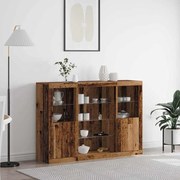 vidaXL Πλαϊνό γραφείο Παλαιό ξύλο 142.5 x 37 x 100 εκ.