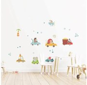 Αυτοκόλλητα Τοίχου L Toy Cars 18120 Ango-18120-Πολύχρωμο 18120