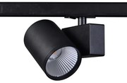 SAND BLACK LED TRACK LUMINAIRE 40W 4000K 1-PHASE 38° 4600LM 230V AC Ra80 5YRS - LISOR4040B2N