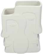 Βάζο ArteLibre Πρόσωπο Λευκό Κεραμικό 17.5x9.3x20.8cm-05153874