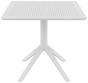 Τραπέζι Sky 80X80X74 Άσπρο White