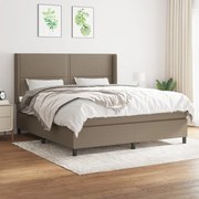 ΚΡΕΒΑΤΙ BOXSPRING ΜΕ ΣΤΡΩΜΑ TAUPE 180X200 ΕΚ. ΥΦΑΣΜΑΤΙΝΟ 3131373