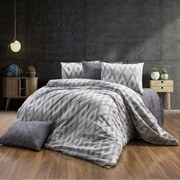 Παπλωματοθήκη Ευδοξία 480 Grey DimCol Υπέρδιπλο 220x240cm Βαμβάκι-Πολυέστερ