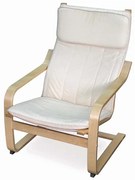 Καρέκλα Relax, Λευκή , 67/81/96 cm., Genomax