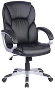 Πολυθρόνα Γραφείου A9110 01.0386 65.5x69x46-108/56-118cm Black Zita Plus