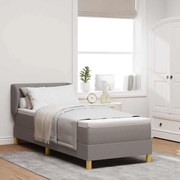 vidaXL Κρεβάτι με Στρώμα Ταχύτερα 80x200 εκ Fabric