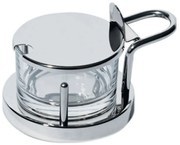 Δοχείο Αποθήκευσης 5071 200ml 11x10cm Inox Alessi Ατσάλι,Γυαλί