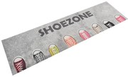 vidaXL Χαλί Κουζίνας Πλενόμενο Επιγραφή Shoezone 45x150 εκ. Βελούδινο