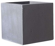 Κασπώ Πήλινο Τετράγωνο Rocky XL D-6050-8 50x50x50 Grey Supergreens Πηλός