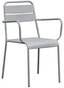 Πολυθρόνα Στοιβαζόμενη Brio Ε544,1 57x58x84cm Grey