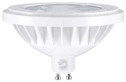 GloboStar® 60133 Σποτ LED GU10 AR111 15W 1455lm 12° AC 220-240V IP20 Φ11 x Υ6.6cm Φυσικό Λευκό 4500K Dimmable - 3 Χρόνια Εγγύηση