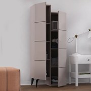 Ντουλάπι κουζίνας/μπάνιου - Παπουτσοθήκη Stair Megapap χρώμα ανοιχτή μόκα 62,2x37,4x156εκ.