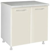 Ντουλάπι Κουζίνας Επιδαπέδιο IN MDF D80 Μπέζ Γυαλιστερό
