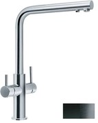 Franke Neptune Onyx Μπαταρία Κουζίνας Φιλτραρίσματος Νερού