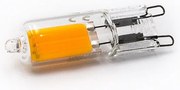 Adeleq Led Λάμπα Cob Γυάλινο G9 3W Ντιμαριζόμενο Λευκό 13-991319