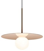 Φωτιστικό Οροφής Bola Disc 12 10672 30,5x10,2cm Dim Led 390lm 6W Rose Gold Pablo Designs