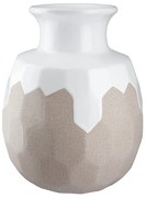 Βάζο ArteLibre Λευκό/Μπεζ Κεραμικό 20cm-05160196