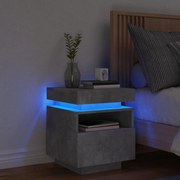 ΚΟΜΟΔΙΝΟ ΜΕ ΦΩΤΑ LED ΓΚΡΙ ΣΚΥΡΟΔΕΜΑΤΟΣ 40 X 39 X 48,5 ΕΚ. 836790