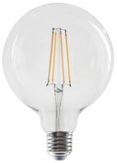 LED FILAMENT E27 G125 8W 4000K 230V AC 1010LM RA80 ACA PALA1258NW