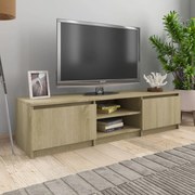 vidaXL Έπιπλο Τηλεόρασης Sonoma Δρυς 140x40x35,5 εκ. από Επεξ. Ξύλο