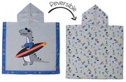 FlapJackKids Πόντσο Διπλής Όψης 61x61cm UPF50+ Dino FJKCU567