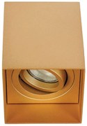 Φωτιστικό Οροφής - Σποτ VK/03055/CH-GD 9x9x11,5cm 1xGU10 35W Gold VKLed