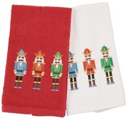 Χριστουγεννιάτικα Ποτηρόπανα (Σετ 2τμχ) Das Home 0810