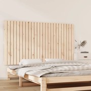 vidaXL Κεφαλάρι Τοίχου 159,5x3x90 εκ. από Μασίφ Ξύλο Πεύκου