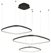Κρεμαστό Φωτιστικό Οροφής LED 70W Μαύρο 3CCT Dimmable Control Lorenzo 4319400 Viokef-4319400-Μαύρο 4319400