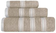 Πετσέτες Μπάνιου (Σετ 3τμχ) Nef-Nef Homeware Promise Beige 480gsm
