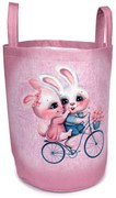 Καλάθι Αποθήκευσης (Φ50x45) Dimcol Best Friends 34 Ροζ