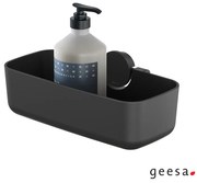GEESA Opal Σπογγοθήκη Επιτραπέζια Πλαστική Black Matt 300-7214-400