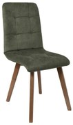 Καρέκλα Τραπεζαρίας NEW T-17 Fylliana Λαδί με Grey Oak πόδια 42x48x87εκ. 2αδα 42x48x87 εκ.