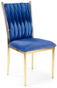 K436 chair color: dark blue / gold DIOMMI V-CH-K/436-KR-GRANATOWY/ZŁOTY