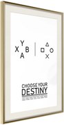 Αφίσα - Which Team Are You On? - 40x60 - Χρυσό - Με πασπαρτού