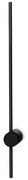 Απλίκα Φωτιστικό Τοίχου LED 12W Μαύρο 3000Κ 70cm Essence 265643 Ideal Lux 265643