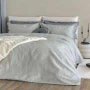 Μαξιλαροθήκες IS809 (Σετ 2τμχ) Oxford Green-Grey Palamaiki 52X75 100% Βαμβακοσατέν
